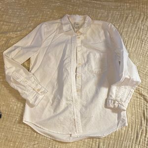 J. Crew White Oxford Shirt